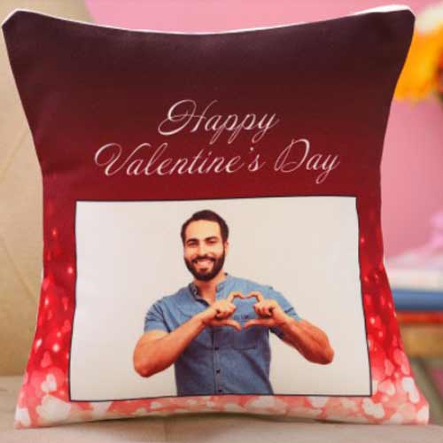 Colourful Valentine Day Cushion 